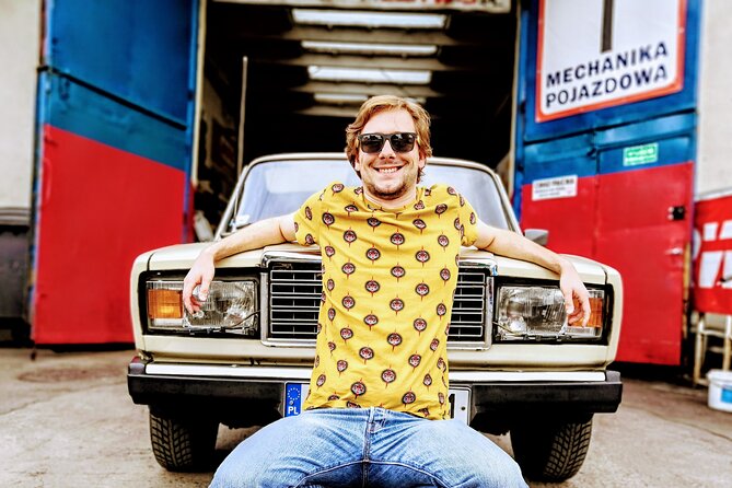 1.5h Crazy Guides' Communism Tour of Nowa Huta in Classic Car - Price and time: what $111.62 gets you in 1h40