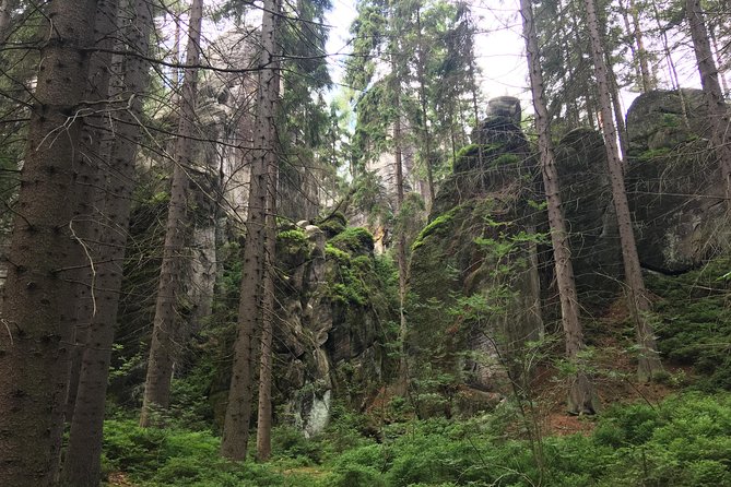 Adrspach Teplice Rocks Filming Site of The Chronicles of Narnia - Guides who make the day click: Adam, Maciej, Michael, and Mathias