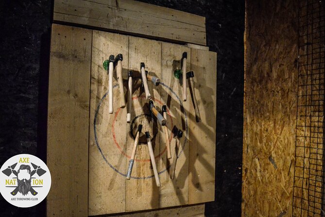 Axe Throwing Krakow in Axe Nation - best club in Poland - Entering Axe Nation’s medieval cellar lanes in Krakow