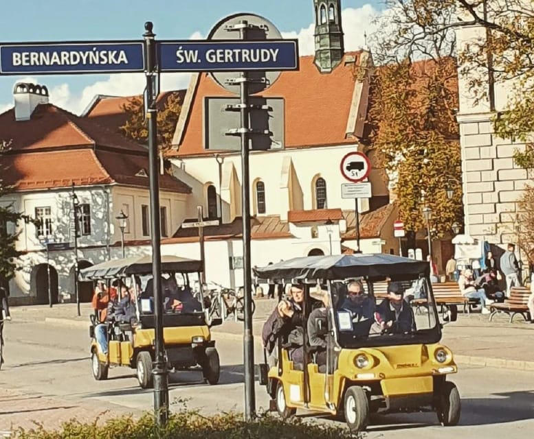 City Tour Cracow , golf car . Private full tour !! - Main Market Square, Cloth Hall, and Town Hall Views That Actually Make Sense