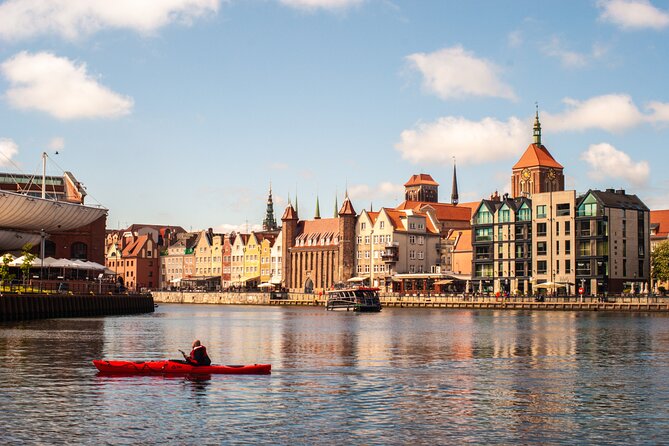Cruises on the Motlawa River - St. John’s Church towers, the world’s largest brick church, and street-scale details