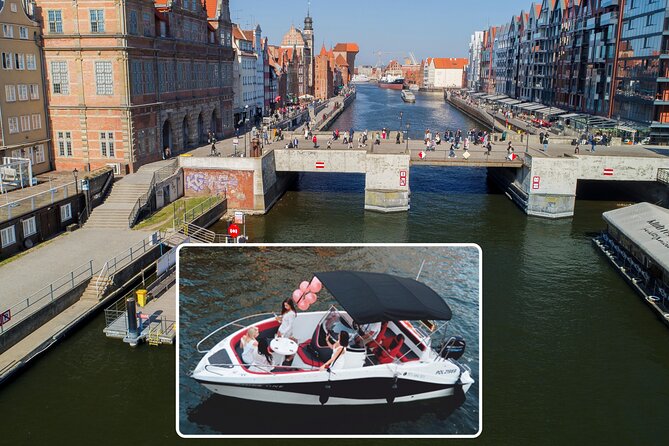 Cruises on the Motlawa River - Past the Teutonic Castle wall and the long Dlugie Pobrzeże waterfront