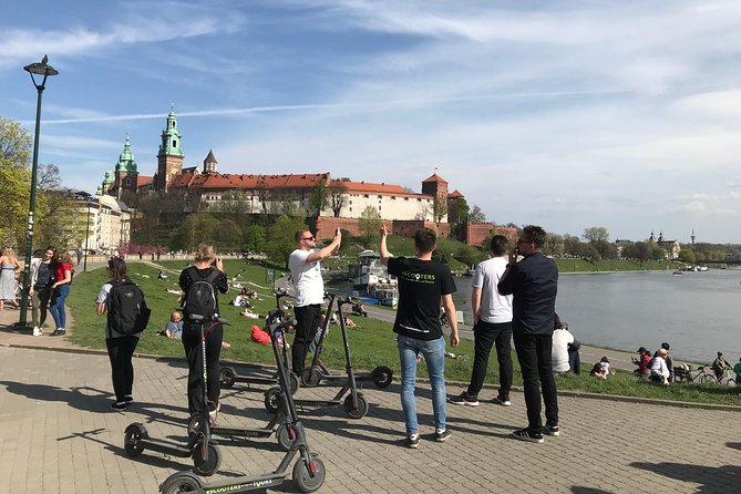 Electric Scooter Tours Kraków - St. Peter and St. Paul to the Wawel viewpoint, the highlight arc