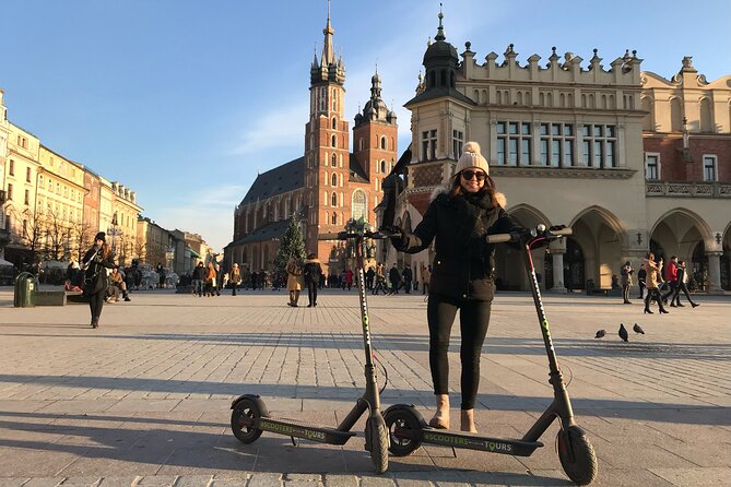 Electric Scooter Tours Kraków - WWII Krakow on two wheels: Father Bernatek and ghetto wall remnants