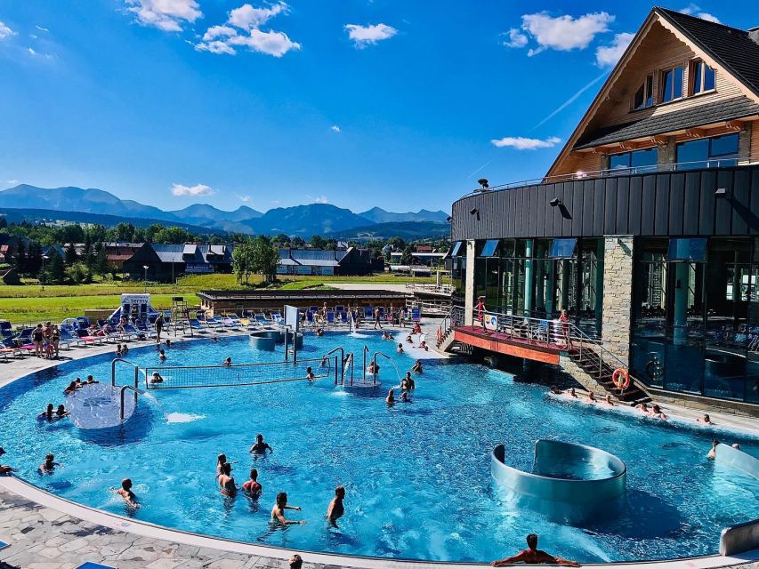 From Krakow: Chochołowskie Thermal Baths Ticket and Transfer - Over 20 pools at 32-36ºC, plus saline swim options