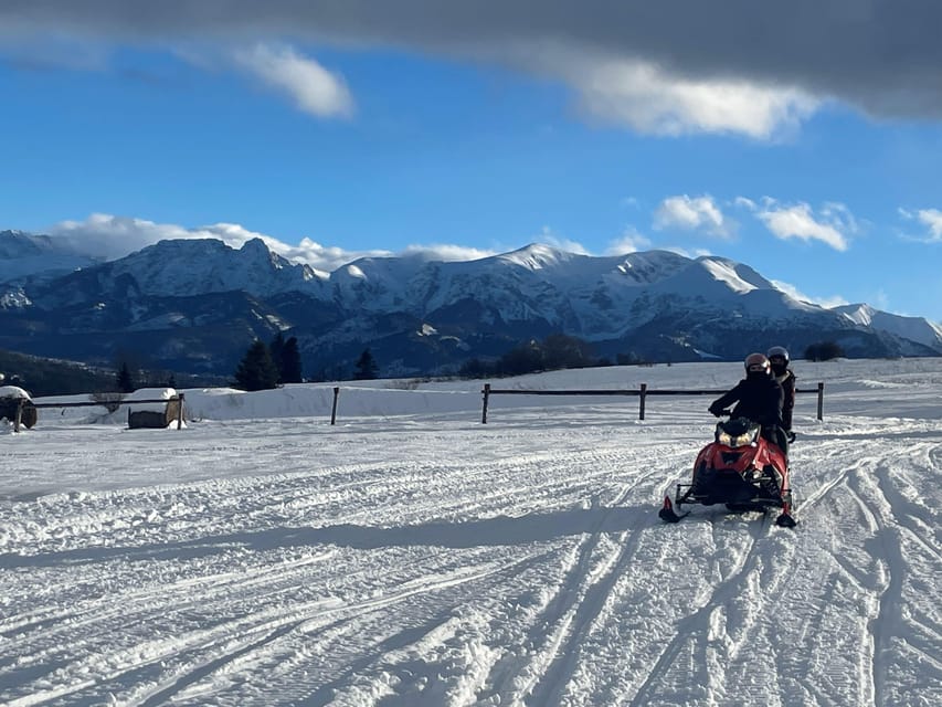 From Krakow: Zakopane Snowmobile NIGHT Ride, Bonfire, - Snowmobile training, safety briefing, and the 1-hour night ride