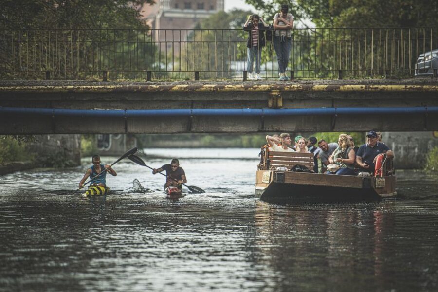 Gdansk: City Cruise on Historical Polish Boat - Ołowianka and Granary Island, plus Port Cranes in Working Mode