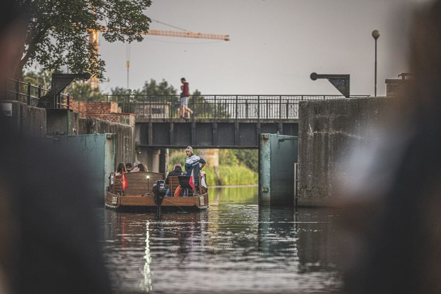 Gdansk: City Cruise on Historical Polish Boat - WWII Submarine Production, Seen Close Without the Shock Factor