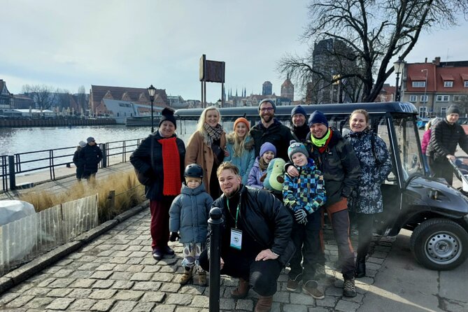 GDANSK City Tour by Golf Cart Live Guide & City Sightseeing 90min - Harbor Crane and River Ambience: Zuraw miniatura and Motława