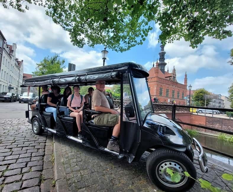 GDANSK City Tour by Golf Cart Live Guide & Sightseeing 90min - Why this 90-minute golf cart format fits Gdańsk so well
