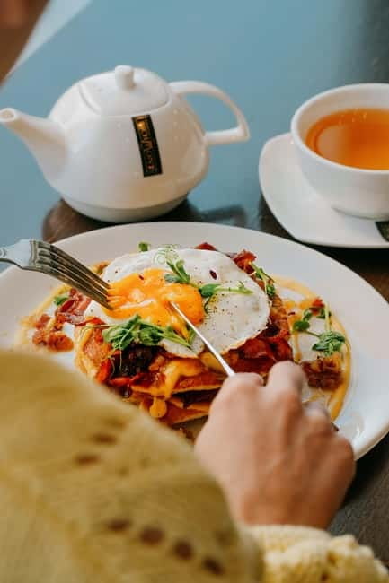 Gdansk: Hard Rock Cafe Breakfast - Complimentary drip coffee and the Italian-roasted coffee idea