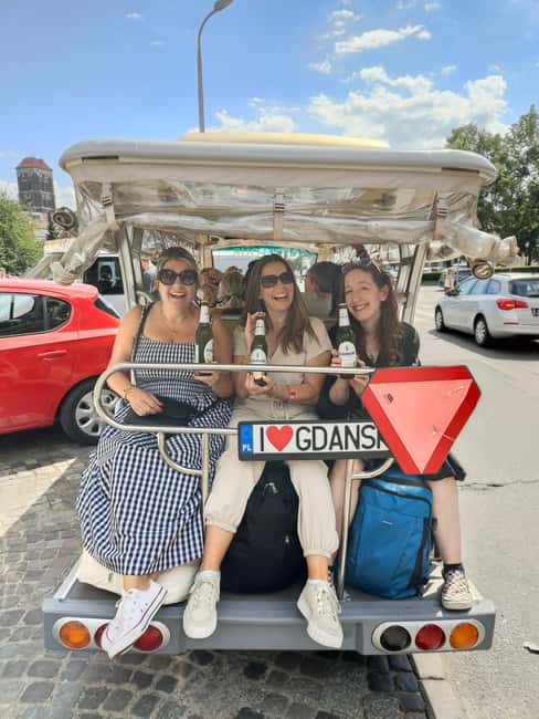 Gdansk: NO LIMIT BEER City Tour by Golf Cart Private/Shared - Cruising Gdansk in a Heated Electric Golf Cart