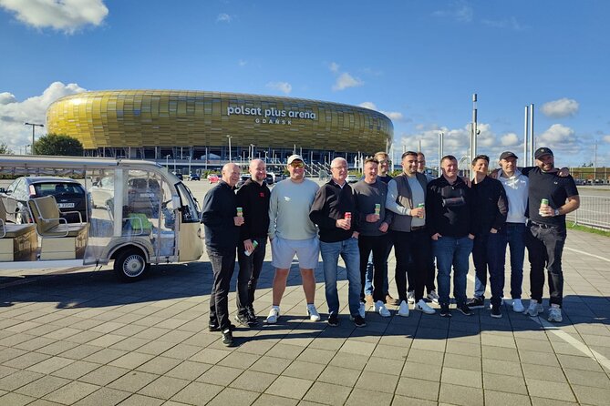 Gdansk: NO LIMIT BEER City Tour Sightseeing by Buggy Golf Cart - Gdańsk by Electric Heated Golf Cart, With No-Limit Beer