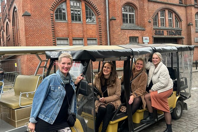 Gdansk: NO LIMIT BEER City Tour Sightseeing by Buggy Golf Cart - St. Bridget’s and St. Catherine’s Churches: Brief Stops, Big Photo Payoff