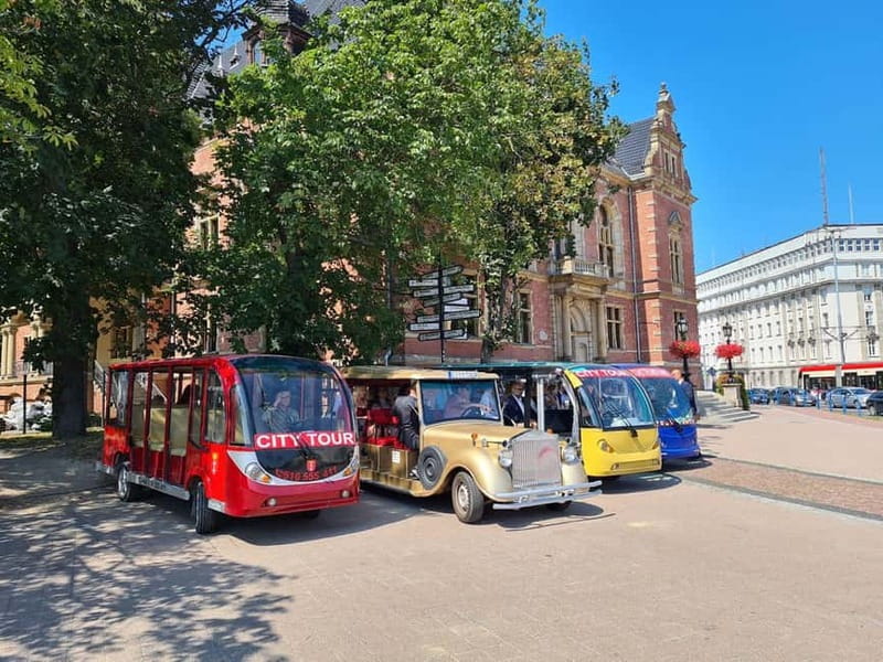 Gdansk: PRIVATE Alcotour City Tour Sightseeing Golf Cart - A 1-Hour Alcotour on Wheels in Gdańsk