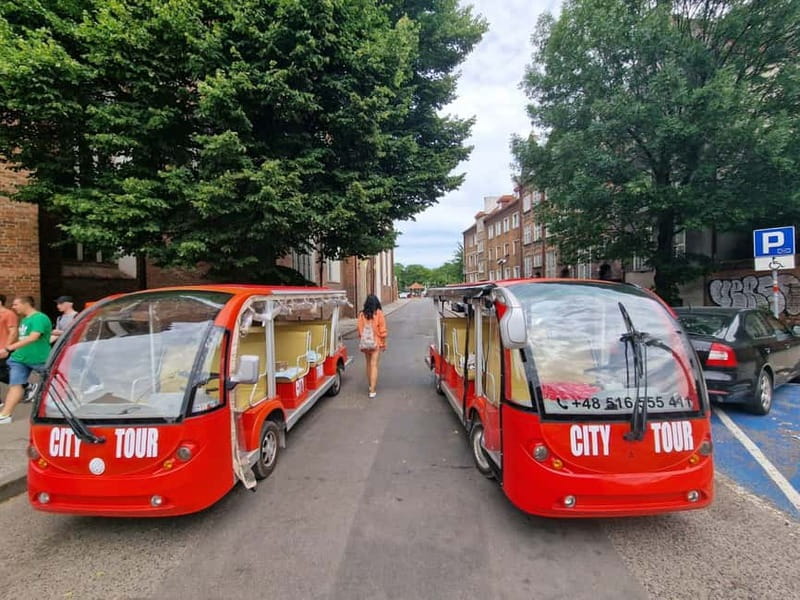 Gdansk: PRIVATE Alcotour City Tour Sightseeing Golf Cart - What’s included with alcohol, and how to handle the vibe