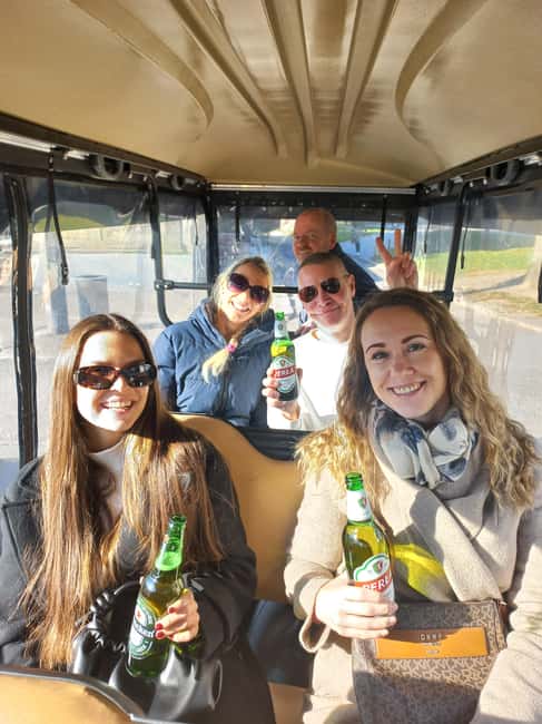Gdansk: Top Unlimited Beer & Highlights Tour by Golf Buggy - Motława River Port Views That Put You in the Story