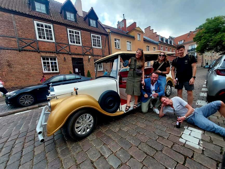 Gdansk:UNLIMITED beer incl. City Tour By Golf Cart - How the Old Town Stops Actually Help You Plan the Rest of Your Day