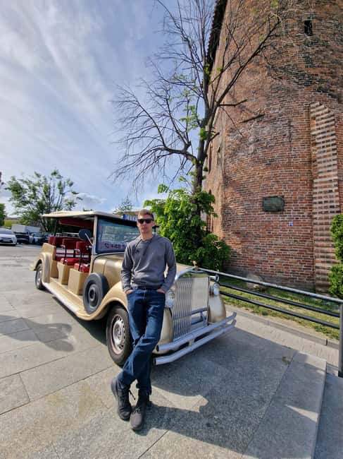 Gdansk:UNLIMITED beer incl. City Tour By Golf Cart - The Crane, Ship Soldek, and Amber Sky: Where the Harbor Story Shows Up