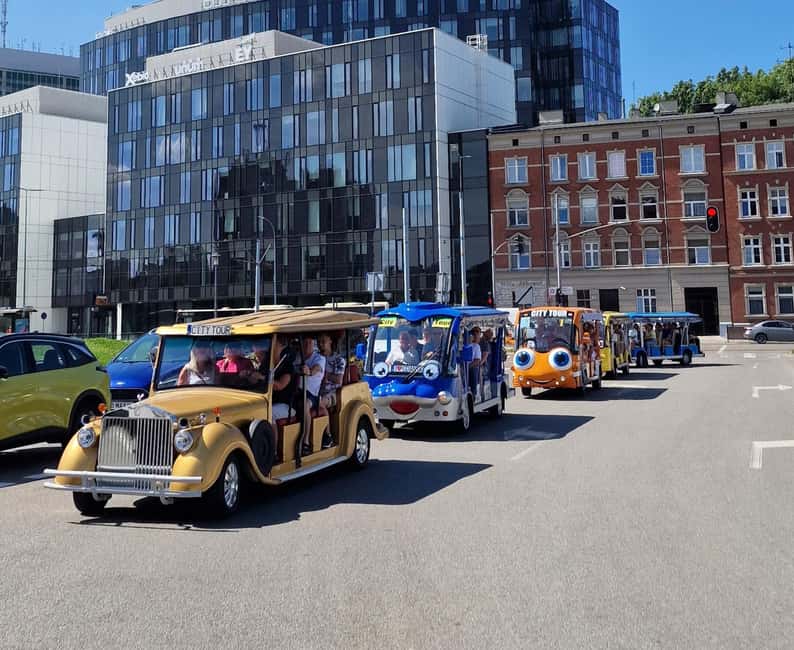 Gdansk:UNLIMITED beer incl. City Tour By Golf Cart - Market Hall and the Crane Area: Where Time Feels Like a Photo Session