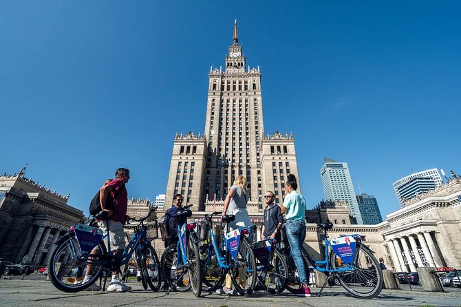 Half-Day Warsaw City Sightseeing Bike Tour for Small Group - Palace of Culture and Science, plus a real break inside