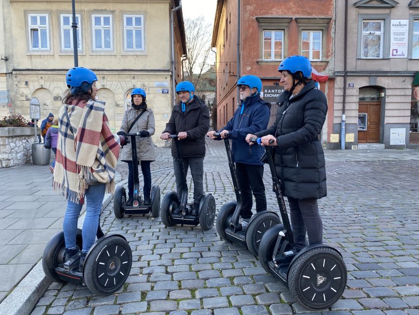 Krakow: 2h Kazimierz (Jewish Quarter) Segway Tour - Krakow Ghetto and the cemetery stop that puts names to place