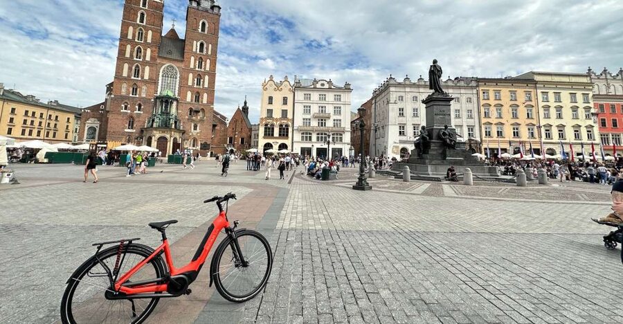 Krakow: 3-Hour Small Group Tour on E-Bike - WWII ghetto remembrance: Ghetto Heroes Square and Schindler’s Factory