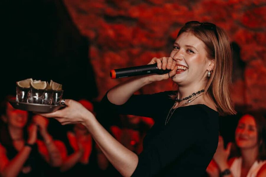 Krakow: 6 pm Tipsy Bar Tour With Karaoke+Twist (Thu-Fri-Sat) - Karaoke finale: the welcome shot and the real payoff