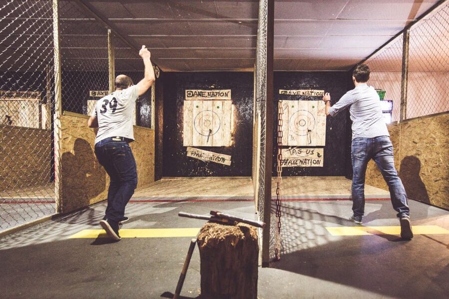 Kraków: Axe-Throwing in Axe Nation, the First Club in Europe - Axe Nation Krakow: why this club feels like more than a stunt