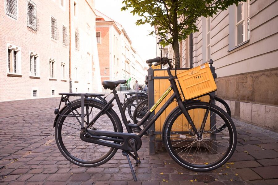 Krakow: Bike Tour of Old Town, Jewish Quarter and the Ghetto - Father Bernatek’s Bridge and the last easy stretch before the heavy stops
