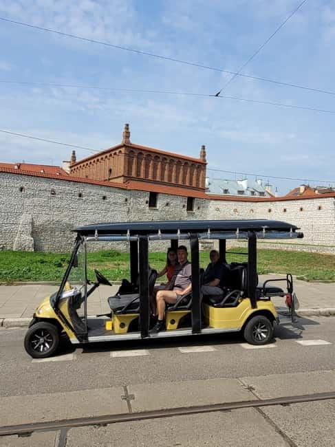 Krakow: City Sightseeing Tour by Electric Buggy Golf Cart - Kazimierz: seeing the Jewish quarter landmarks without the walking grind