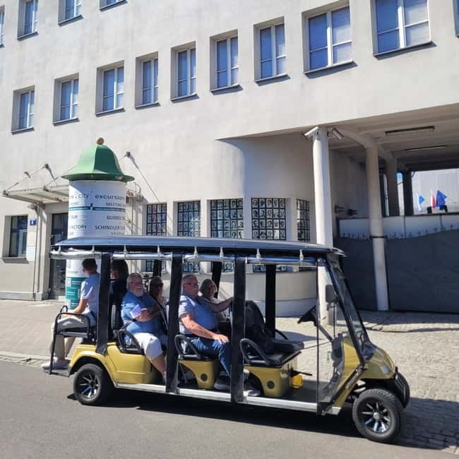 Krakow: City Sightseeing Tour by Electric Buggy Golf Cart - Across the Vistula to Podgórze and the ghetto memory stops