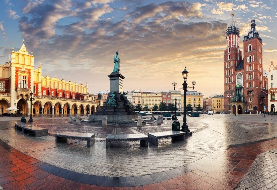 Krakow: E-Car City Tour - Jewish Quarter Drive-By: Churches, Old Synagogues, and Historic Buildings
