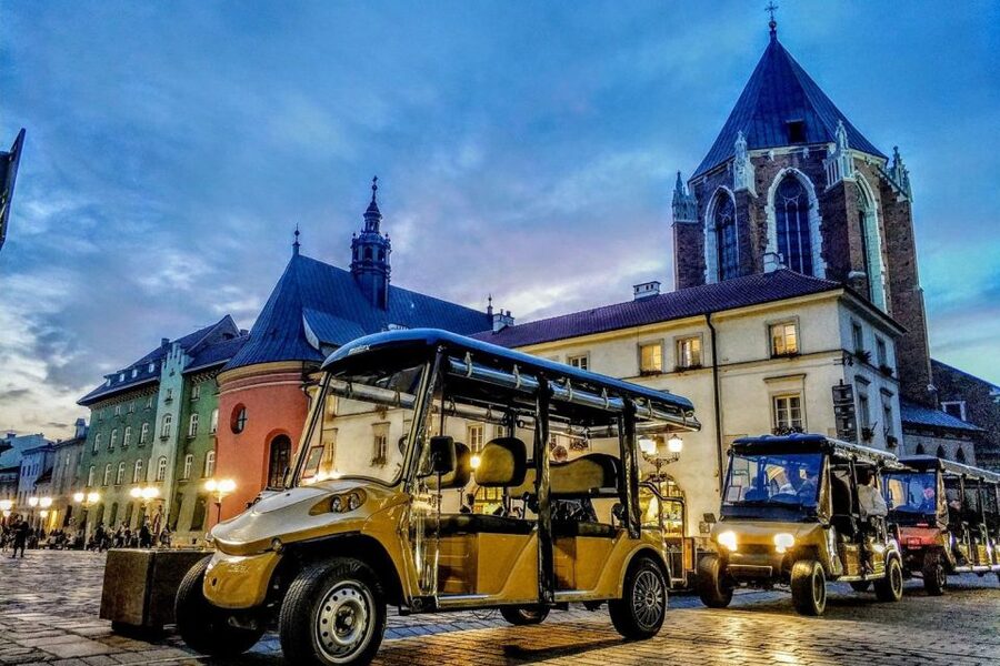 Krakow: Electric Golf Cart Tour of the Old Town - Planty Park to the Barbican, then onward to Main Market square