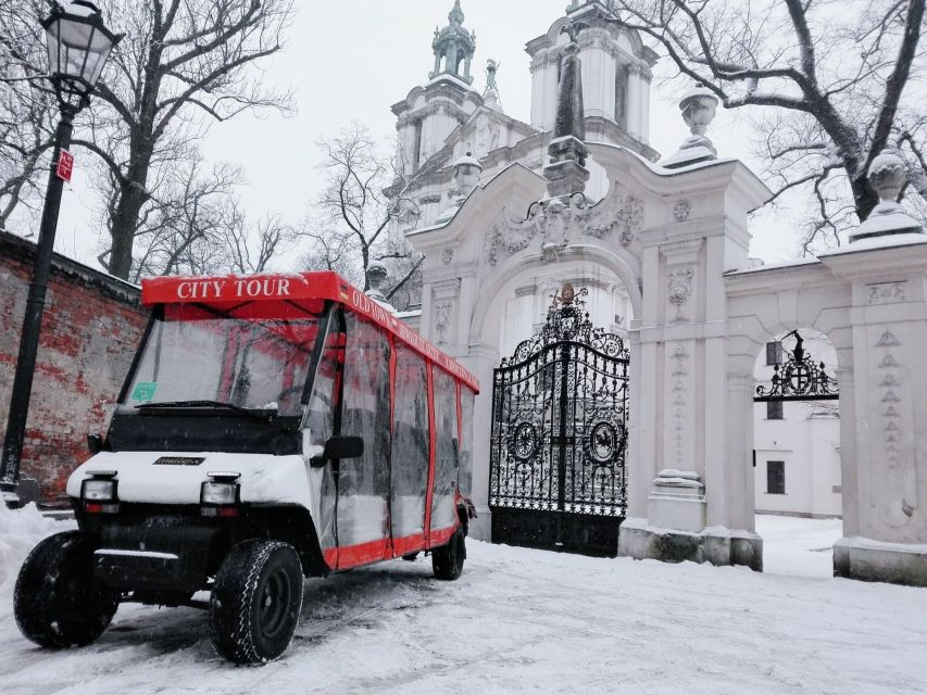 Krakow: Jewish Quarter and Schindler Factory by Golf Car - A 90-minute Jewish Quarter circuit by heated golf car