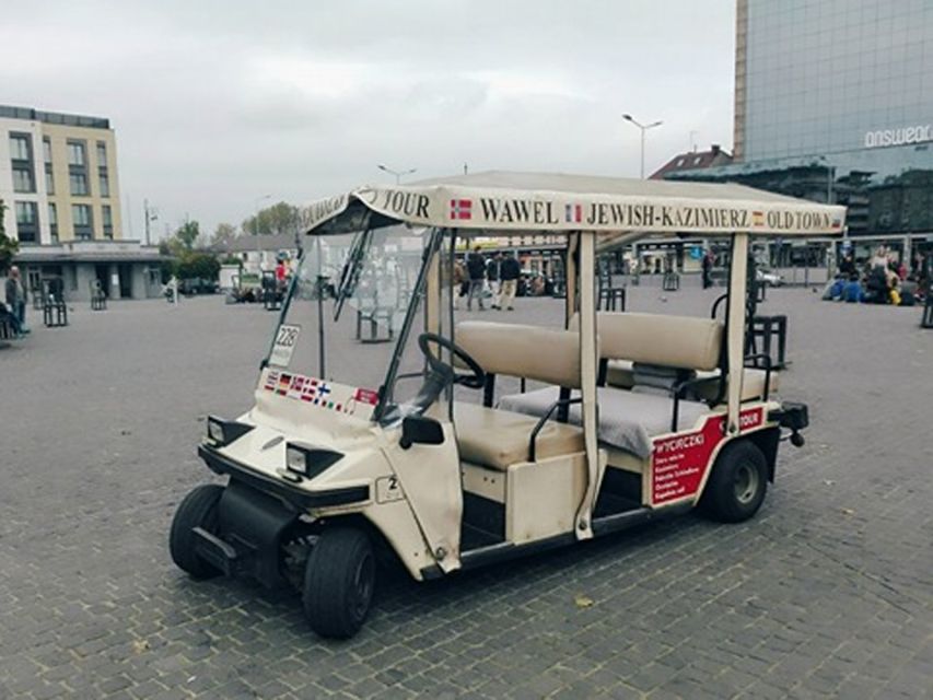 Krakow: Jewish Quarter and Schindler Factory by Golf Car - Churches and synagogues around the Jewish Quarter, not one but three churches