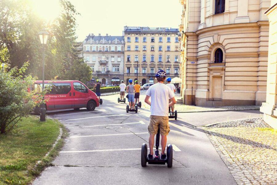 Krakow: Jewish Quarter Segway Tour - Church on the Rock, Corpus Christi, and Wolnica Square