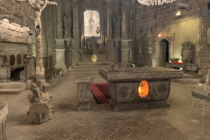Krakow Salt Mine Guided Tour - Inside the mine: statues, chapels, and the salt cathedral experience
