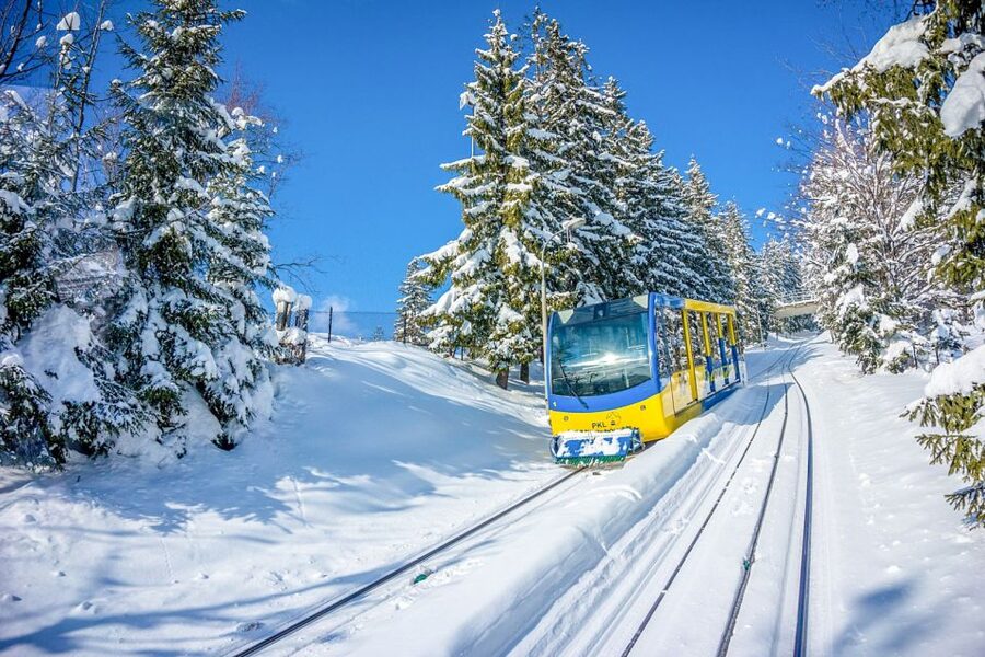 Krakow: Zakopane Day Tour with Optional Thermal Baths - Gubałowka Hill funicular: the views are the point