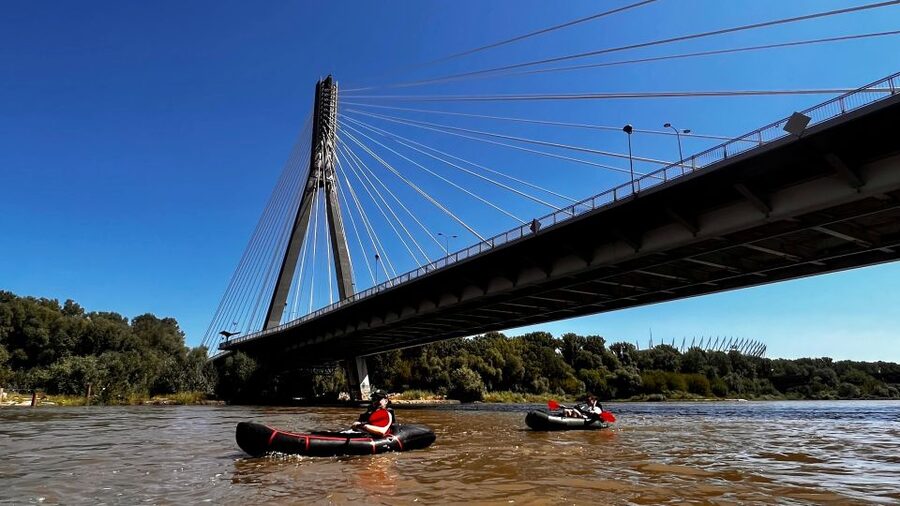 Packrafting kayaking guided tour Vistula river Warsaw Poland - Highlights Worth Marking in Your Head