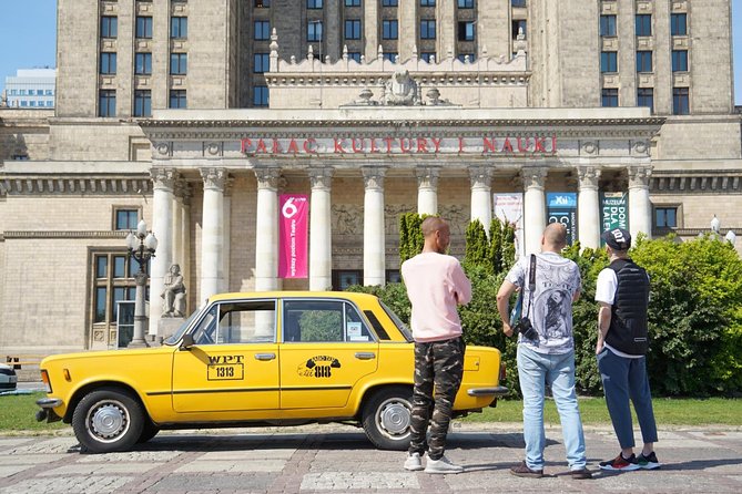 Private Historical Tour of Warsaw by a Retro Fiat with Pickup - Palace of Culture and Science again, but now it means something else