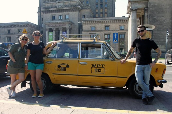 Private Tour: Warsaw City Sightseeing by Retro Fiat - Royal Route Stops and the Warsaw Mermaid Legend
