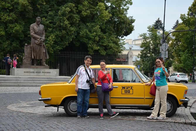 Private Tour: Warsaw City Sightseeing by Retro Fiat - Parks and Palaces in Lazienki Royal Bath Park