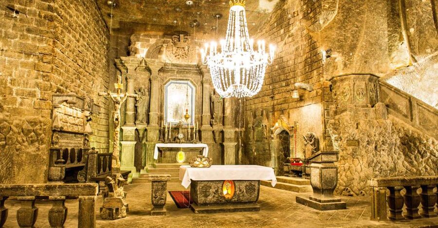 Salt Mine Wieliczka & Lunch & Schindler’s Factory Tour - Wieliczka Salt Mine: the day’s coolest (literally) moment