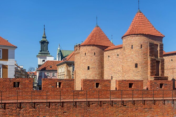 Self Guided Legends and Uprisings Walking Tour of Warsaw - Warsaw Barbican (Barbakan Warszawski): fortress bricks shipped from across Poland