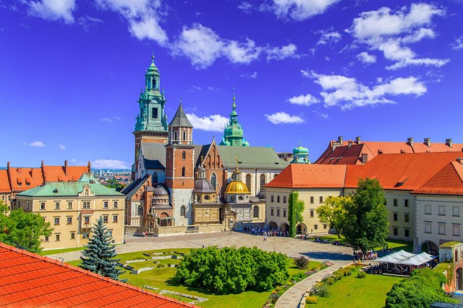Skip-the-Line Wawel Castle Chambers Private Tour - Wawel Hill and the castle courtyards: the view-first approach