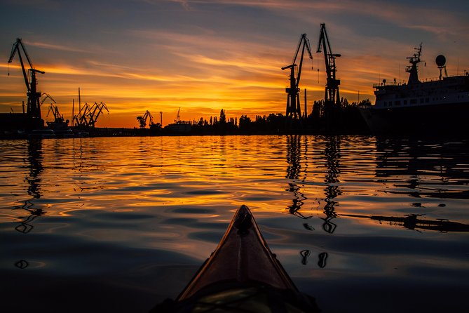 Sunset Kayak Tour - Gdansk Remontowa Shipyard: paddling alongside workers and real repair work