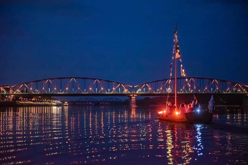 Toruń: Sunset on the Vistula From a Traditional Boat. - Weather reality: when sunset plans get adjusted