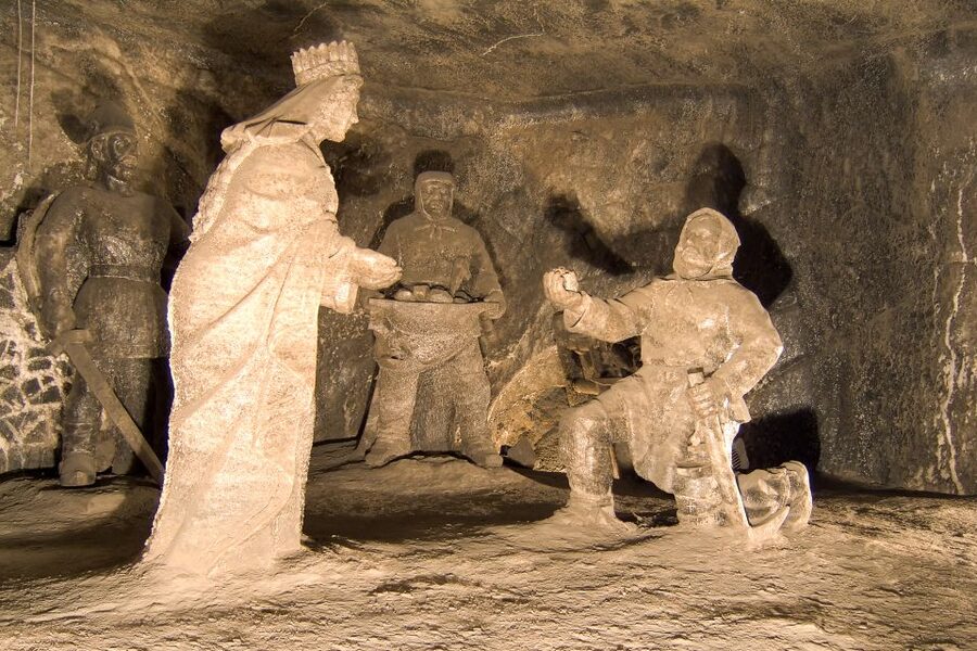 Unesco List; Wieliczka Salt Mine Half-Day Tour from Kraków - The third level at 135 meters, then the lift back up