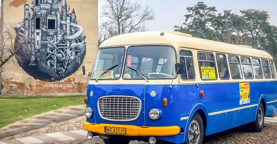 Warsaw: 2.5-Hour Dark Side - Praga District by a Retro Bus - Key highlights you will actually remember
